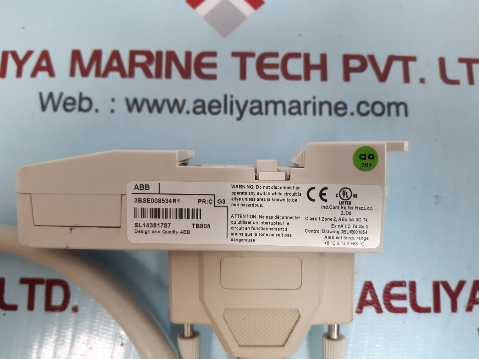 Abb 3Bse008534R1 Cable Adapter With Tk801V006 Module Expansion Cable