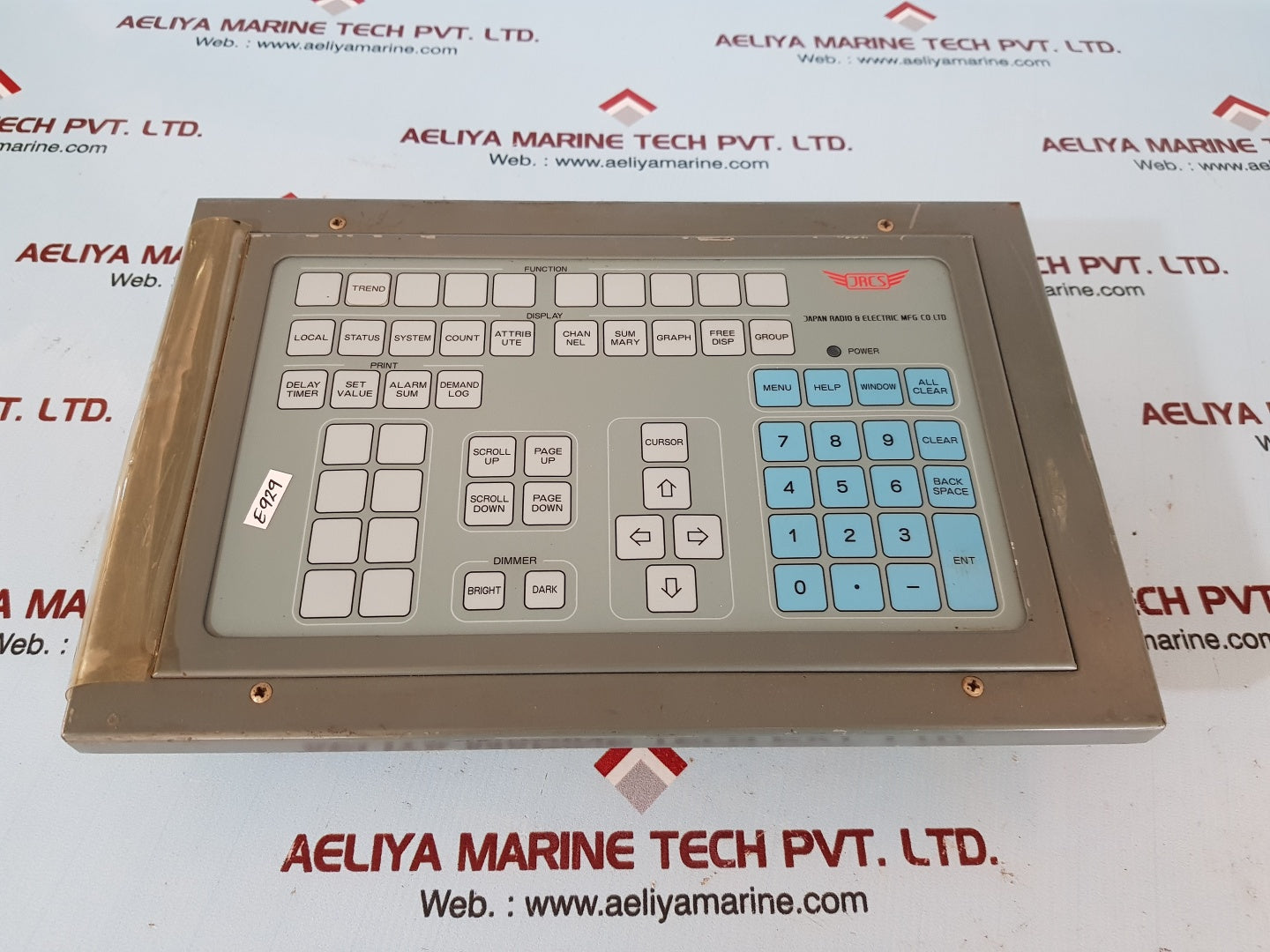 Jrcs jsd-160v monitor control system sms-u240a-5 operation panel