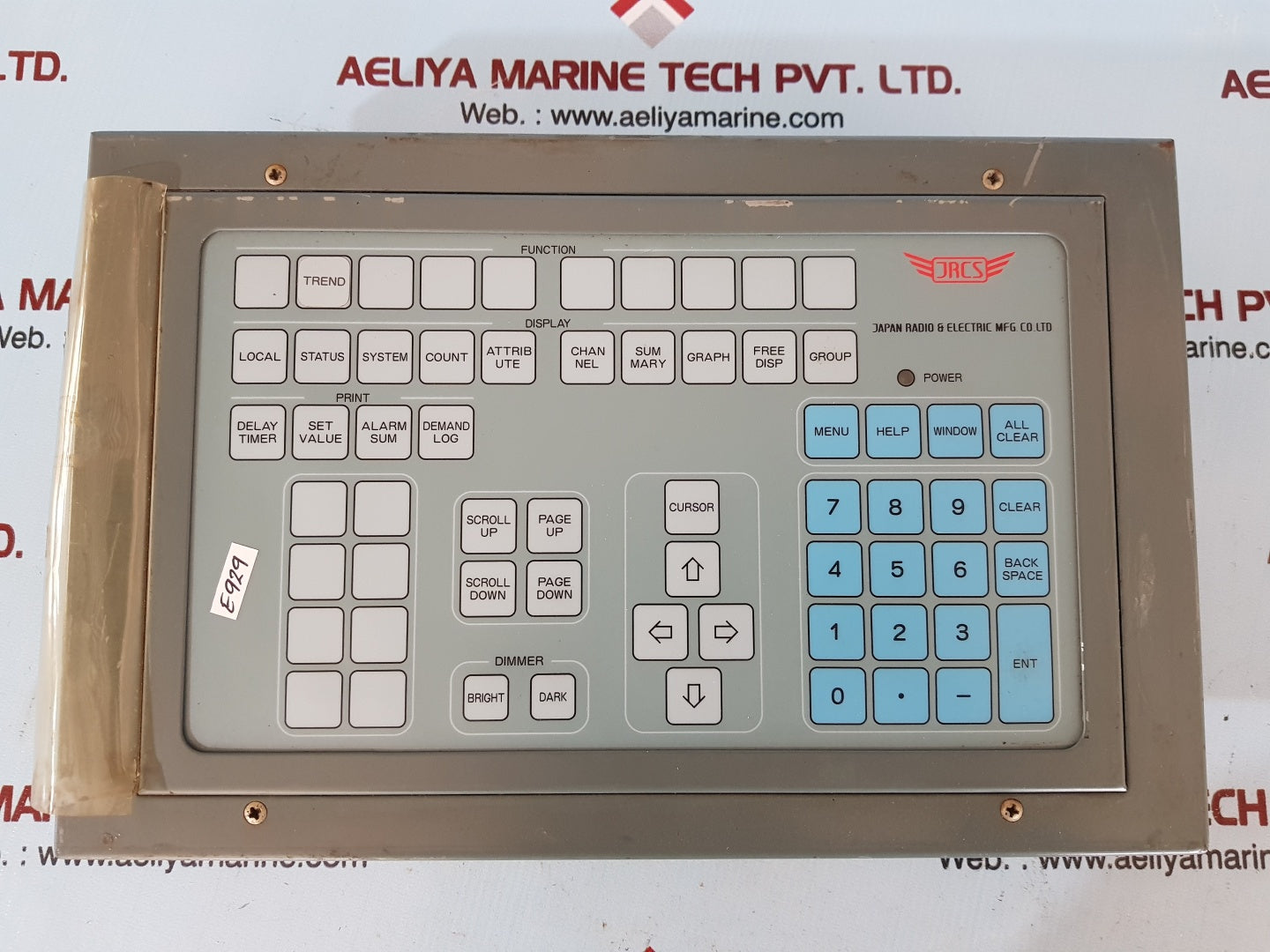 Jrcs jsd-160v monitor control system sms-u240a-5 operation panel