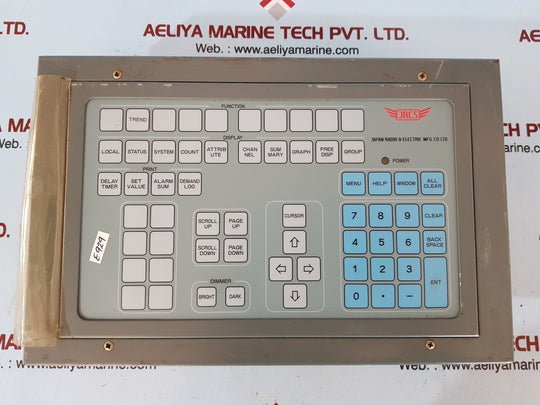 Jrcs jsd-160v monitor control system sms-u240a-5 operation panel