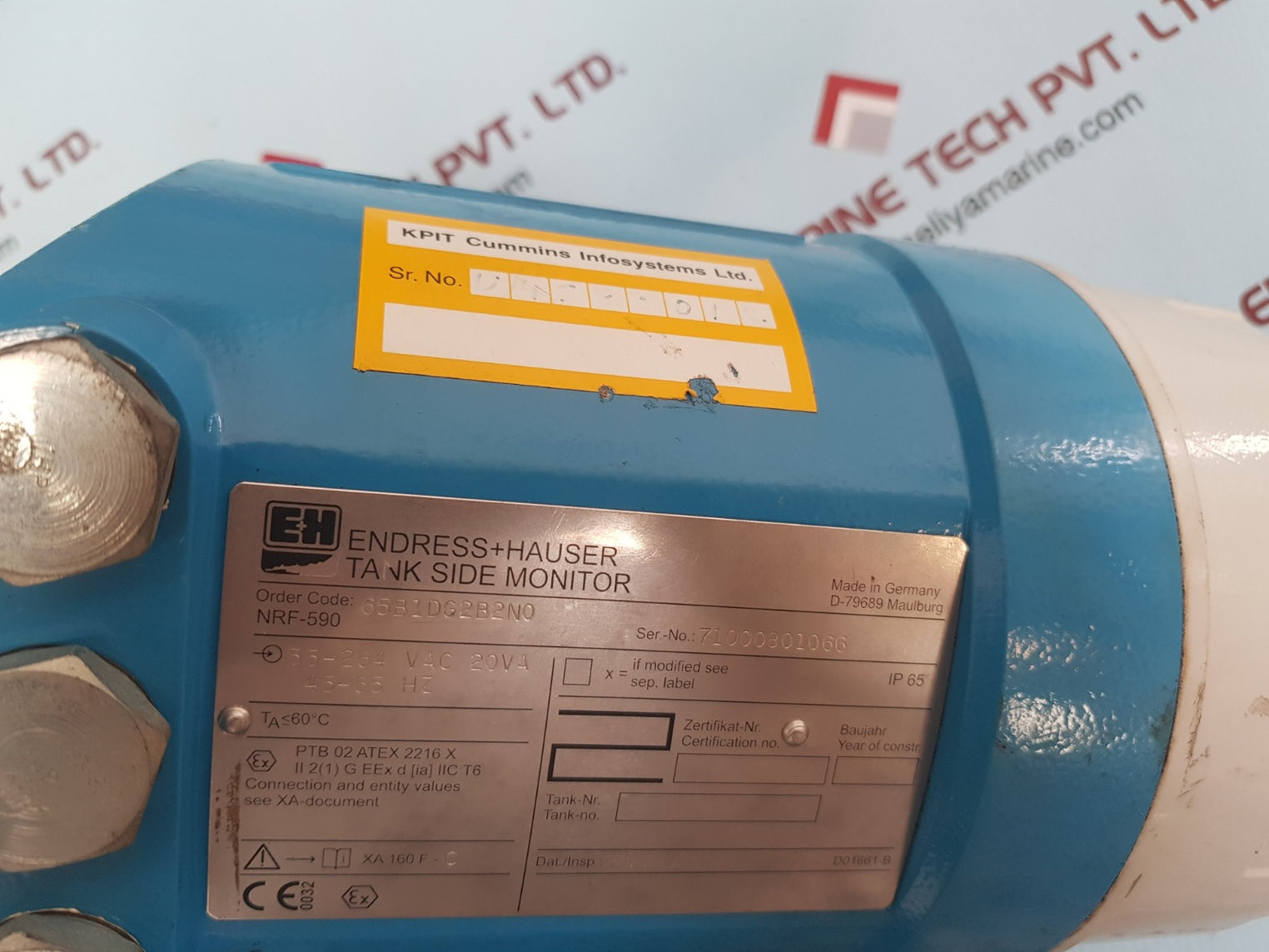 Endress+hauser nrf-590 tank side monitor