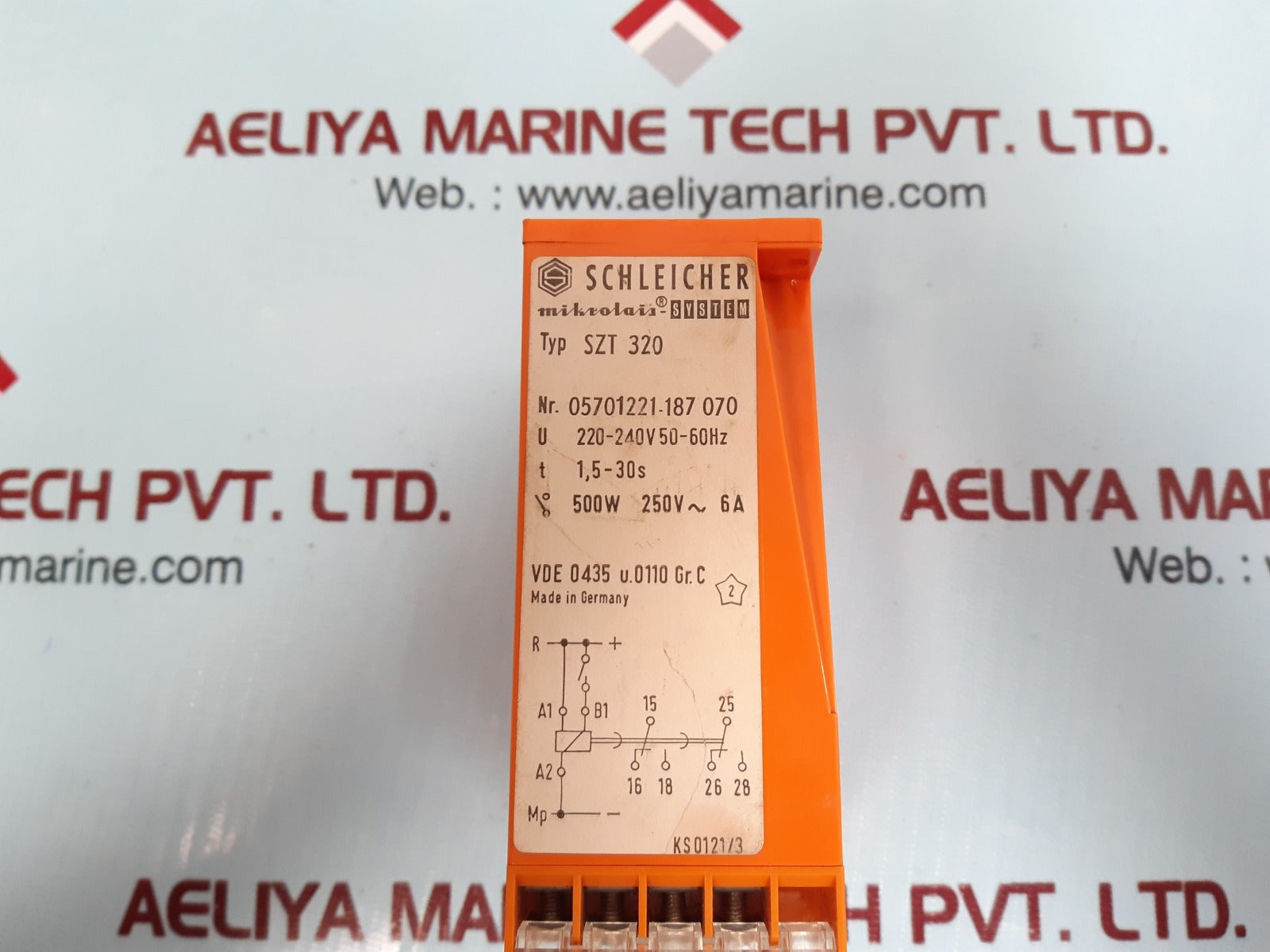 Schleicher Szt 320 Time Relay 220-240V 50-60Hz 1,5-30S