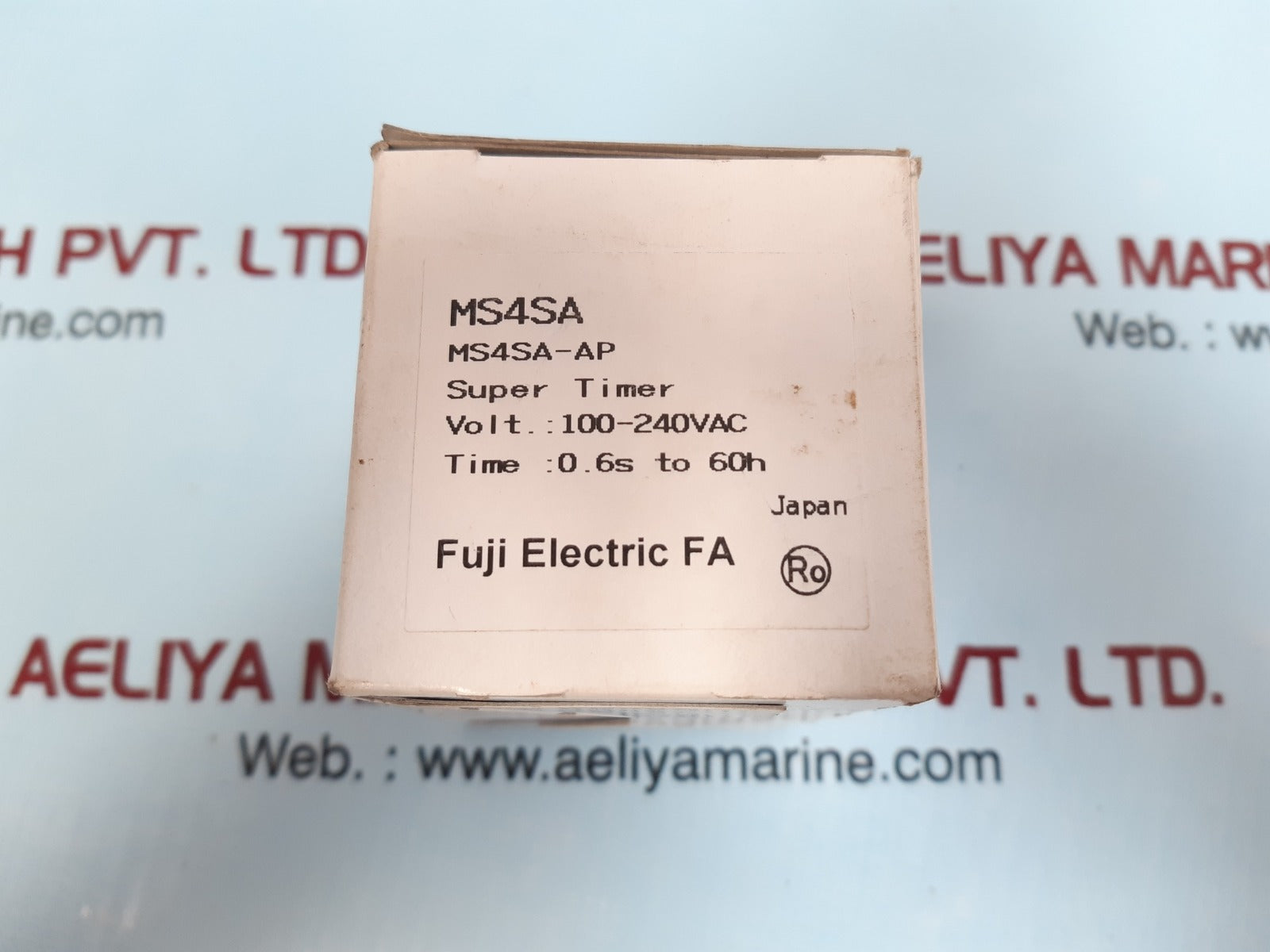 Fuji Electric Ms4Sa-ap Super Timer Relay 100-240Vac 0.05S-60H