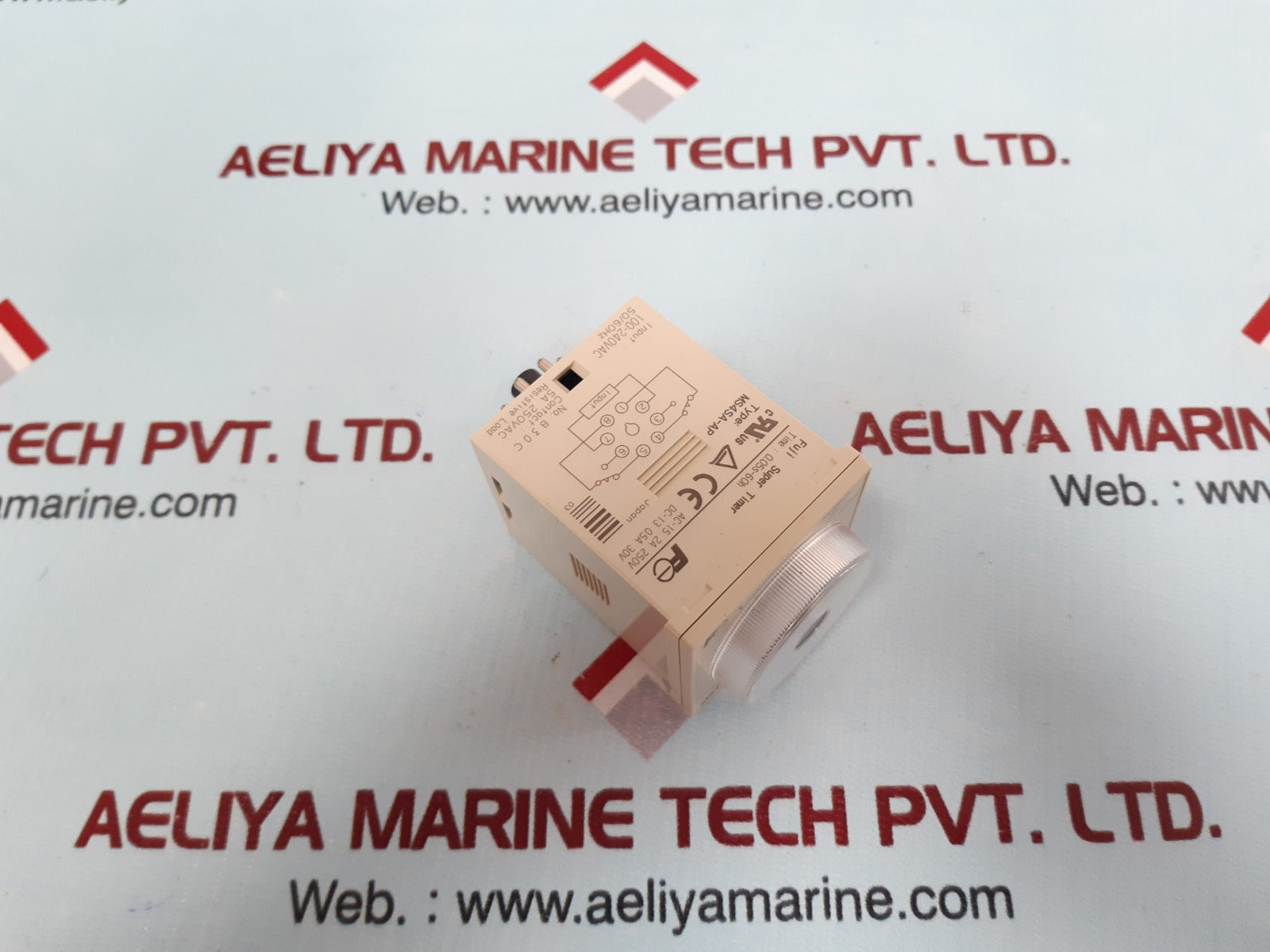 Fuji Electric Ms4Sa-ap Super Timer Relay 100-240Vac 0.05S-60H