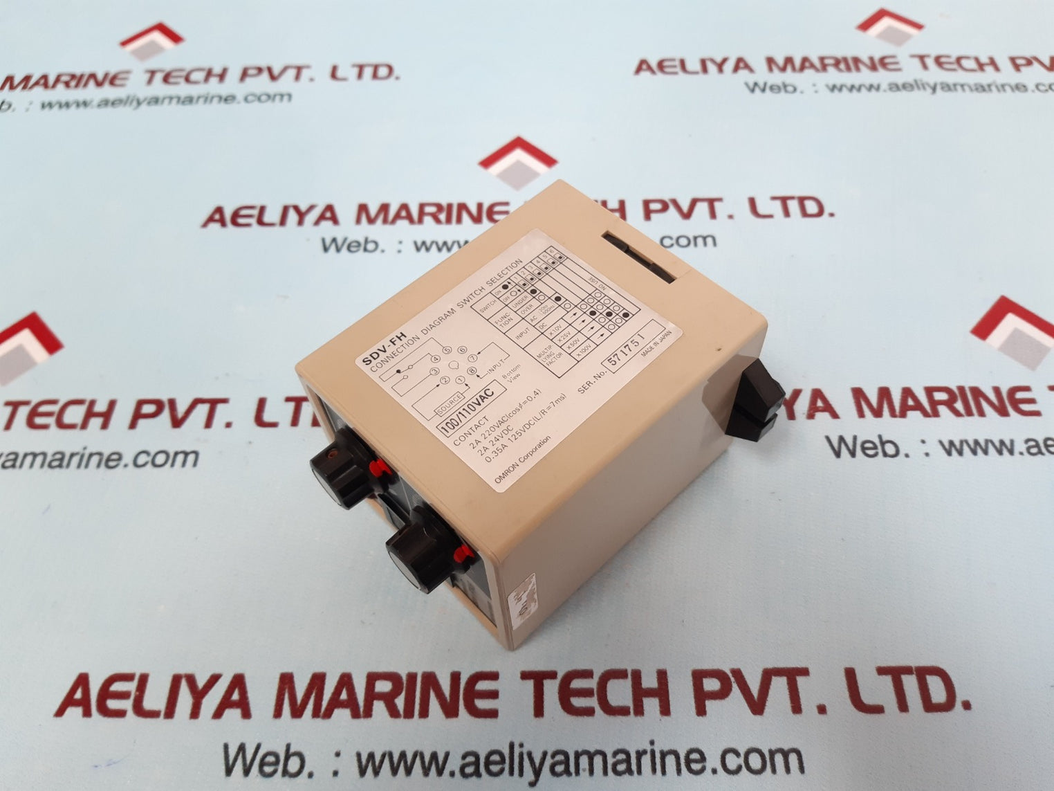 Omron Sdv-fh6 Voltage Sensor 100/110Vac