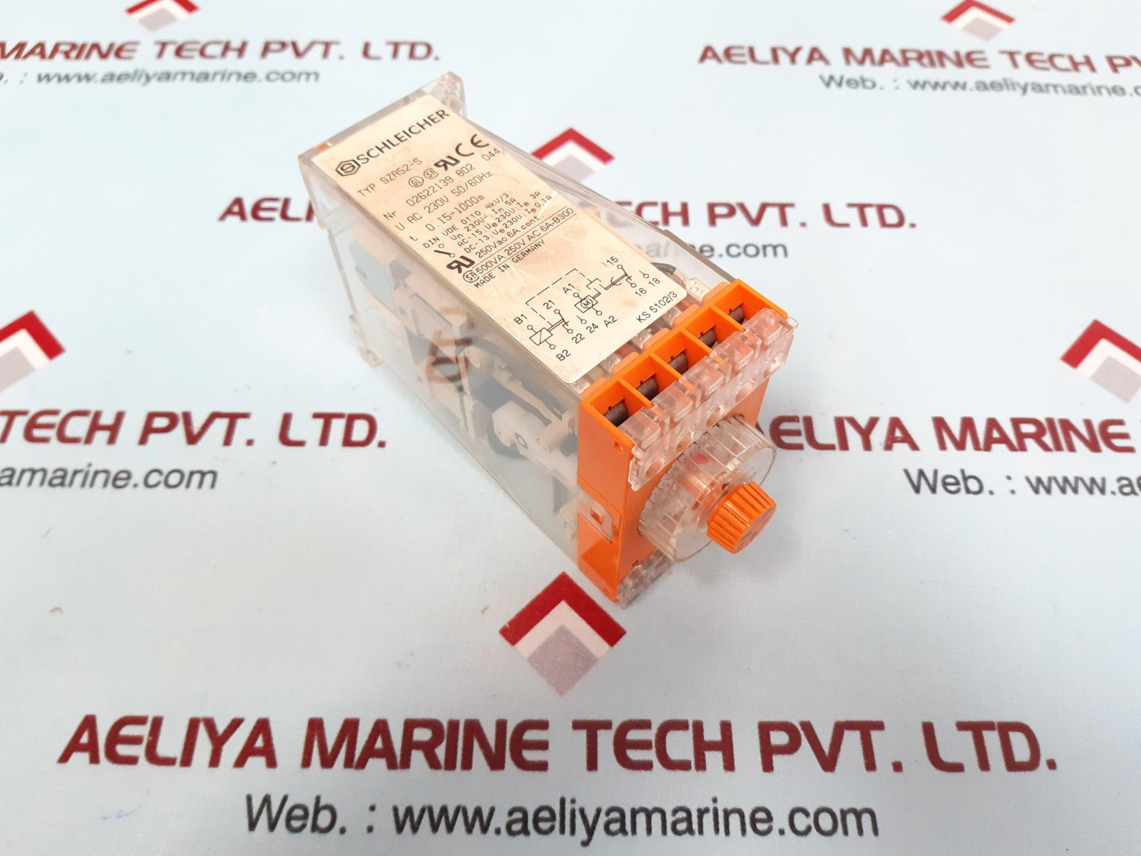 Schleicher Sza52-s Timing Relay 0,15-1000S 02622139 802 044