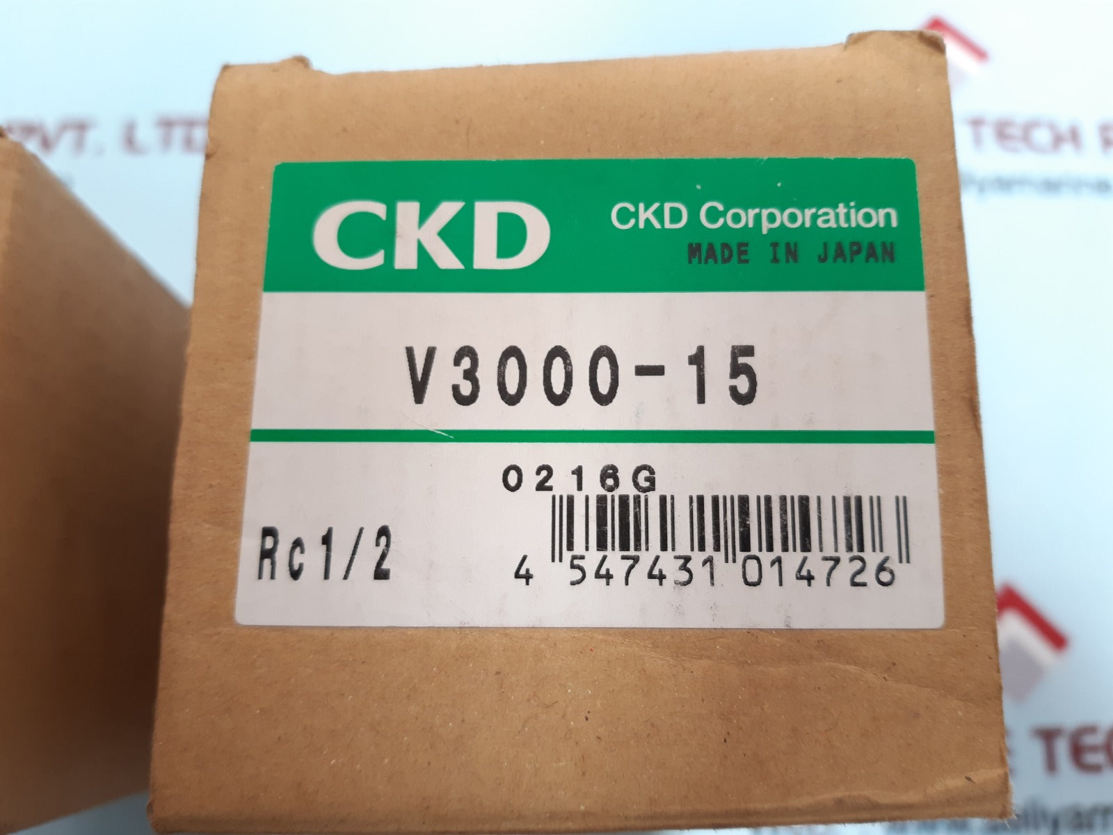 Ckd V3000-15 Pneumatic Manual Shut-off Exhaust Valve
