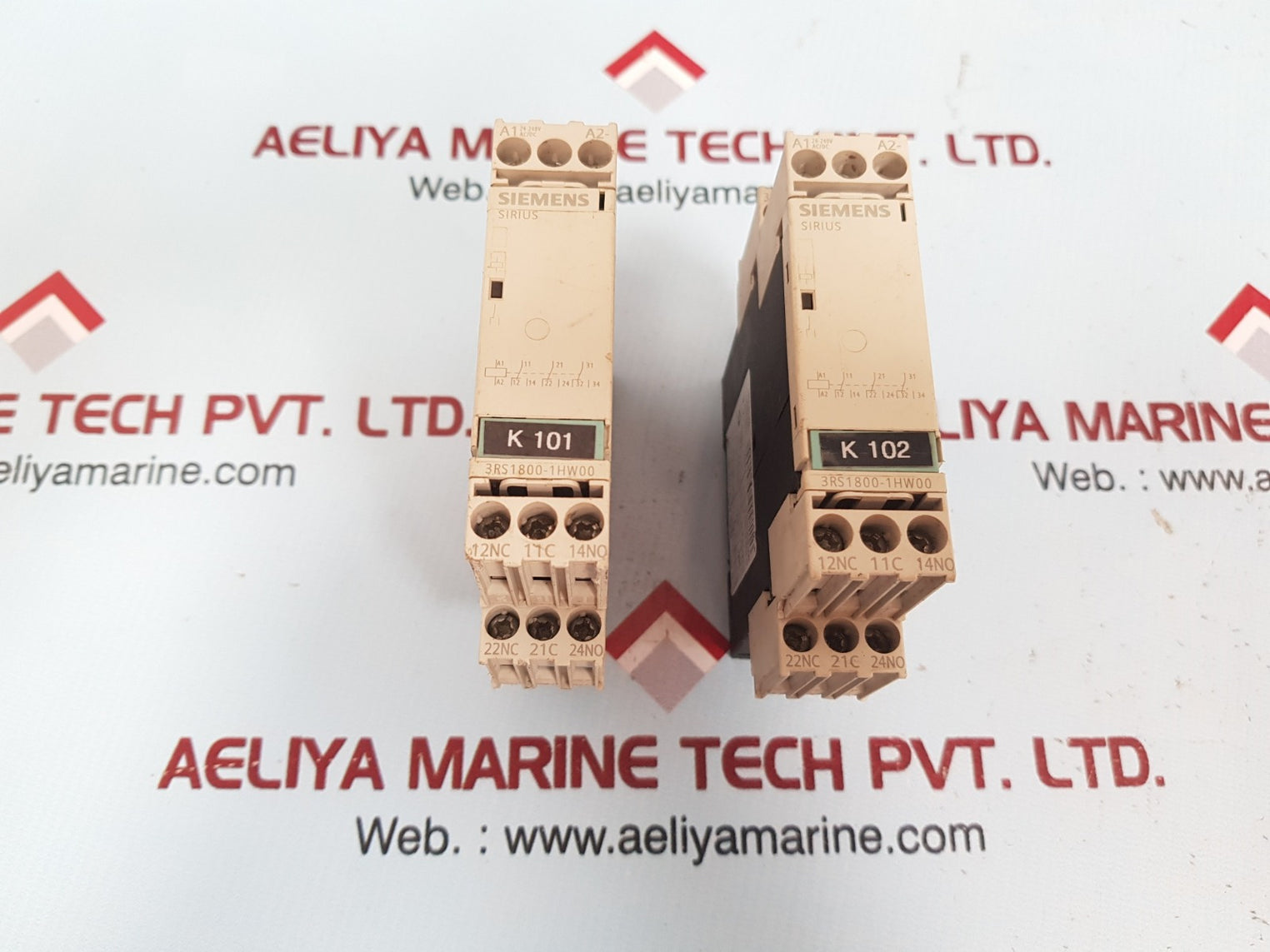 Siemens Sirius 3Rs1800-1Hw00 Coupling Relay 24-240 Ac/Dc