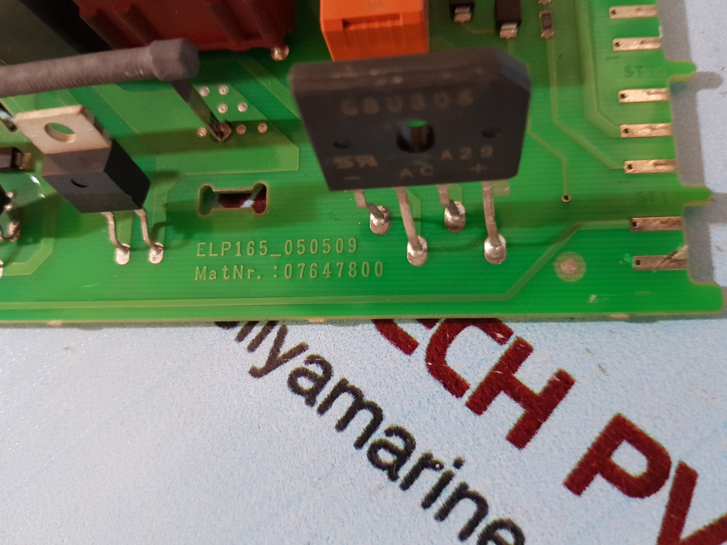 Miele electronic elp165_050509 pcb card