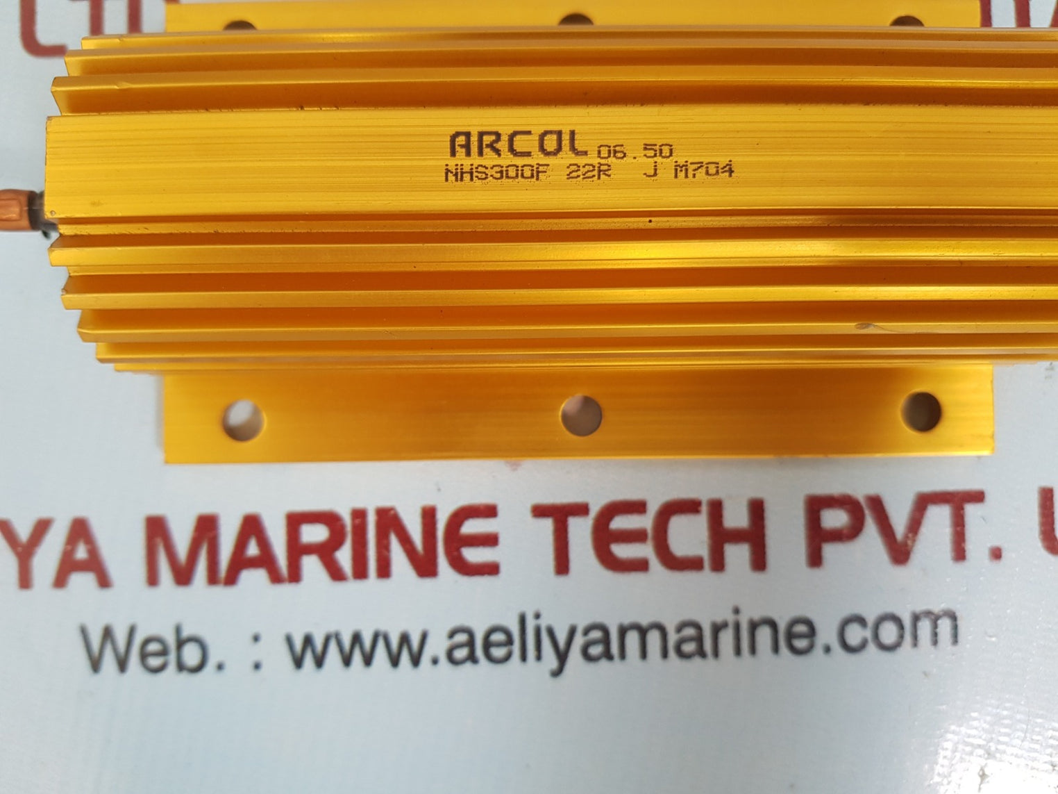 Arcol nhs300f aluminum housed resistor