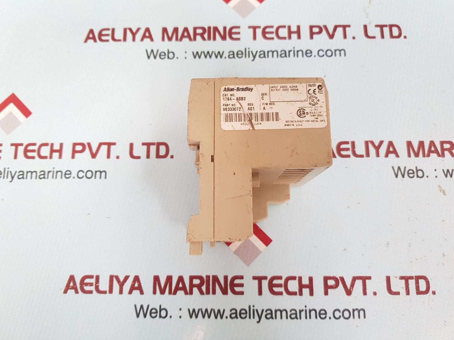 Allen-bradley 1794-asb2 Flex I/0 Power Supply 2 Slot Rio Adapter Module