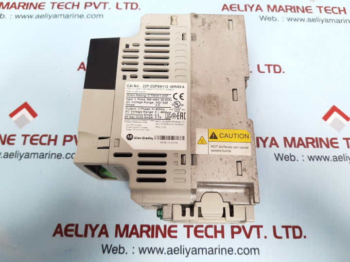 Allen-bradley 22f-d2p5n113 power flex 4m ac drive 