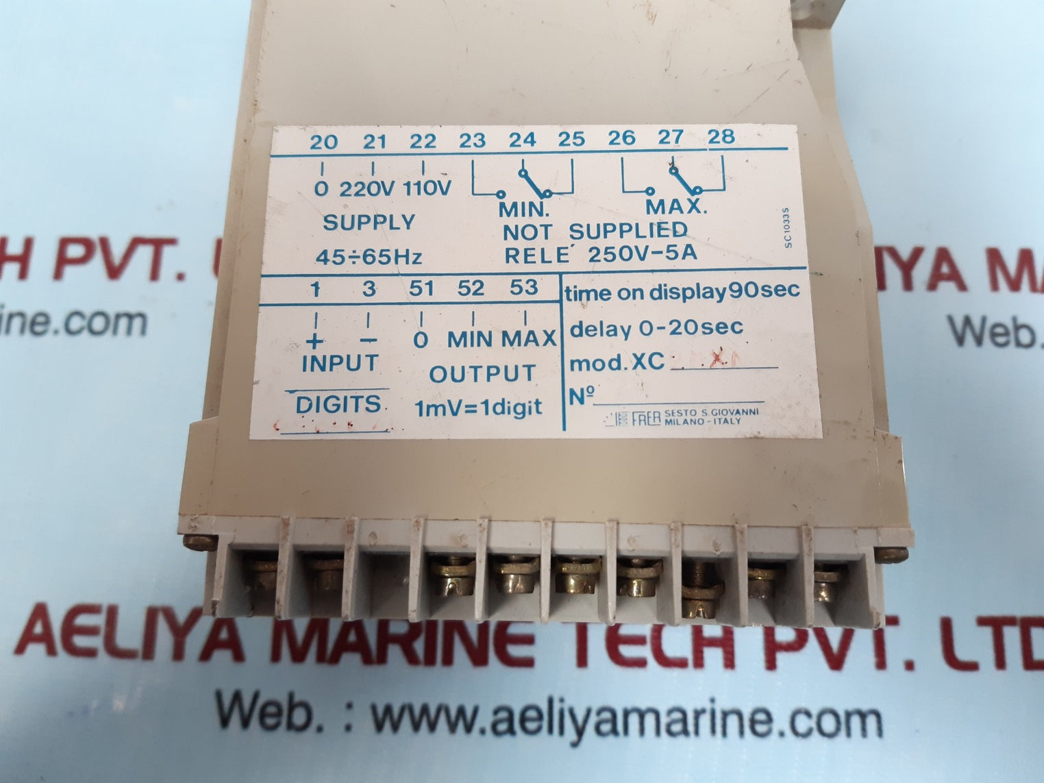 Faer Time Relay 220V 110V Time On Display 90Sec