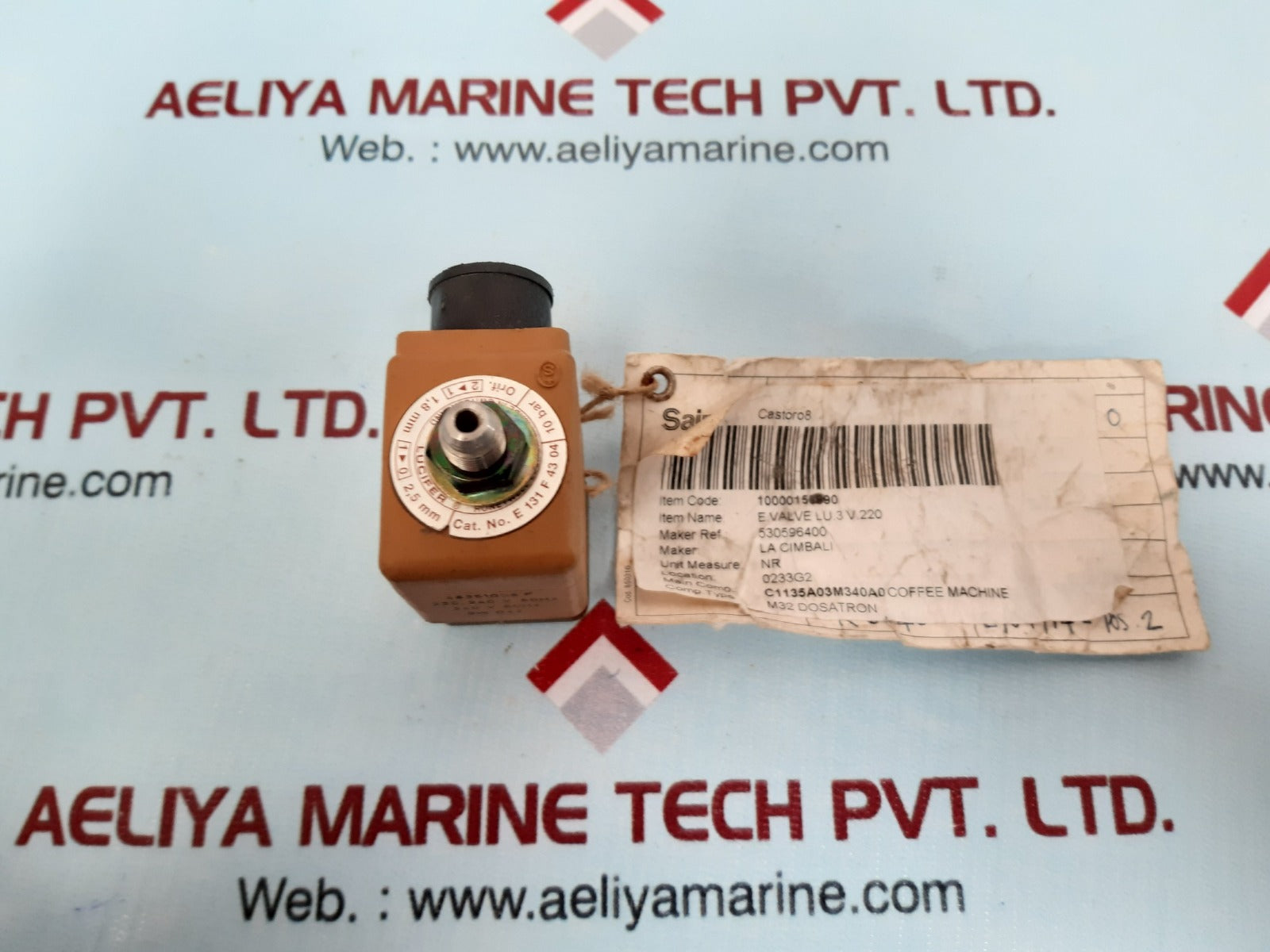 Parker Lucifer Solenoid Valve For Espresso Machines - 24VAC, Model E131F4304