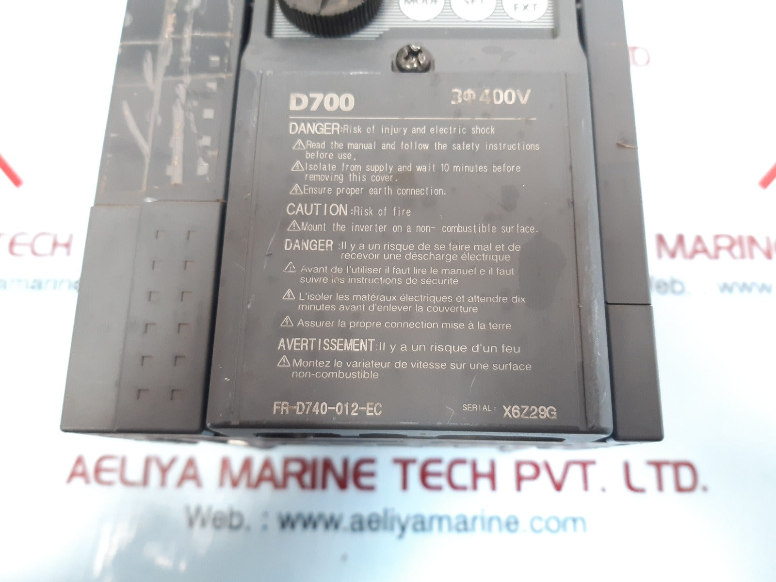 Mitsubishi Electric Fr-d740-012-ec Frequency Inverter