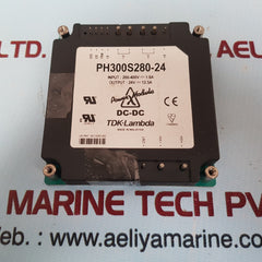 Tdk-lambda ph300s280-24 isolated dc/dc converter