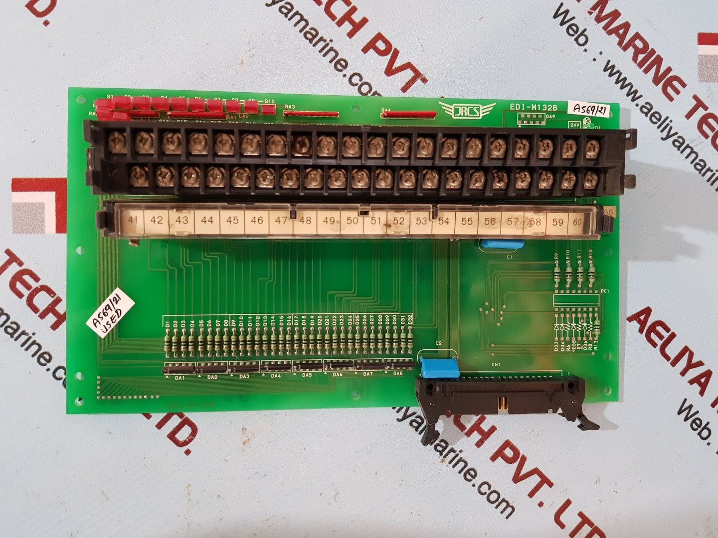Jrcs edi-m132b terminal block interface pcb card