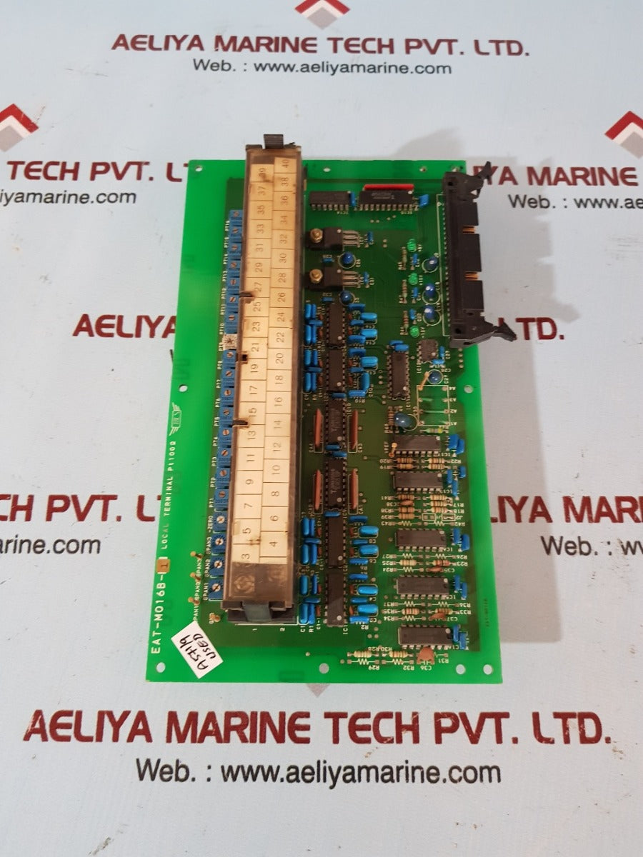 Jrcs eat-m016b-1 local terminal pt 100ohms pcb card
