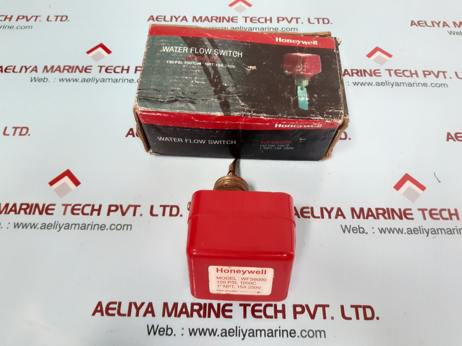 Honeywell Wfs6000 Liquid Water Flow Switch Control Sensor