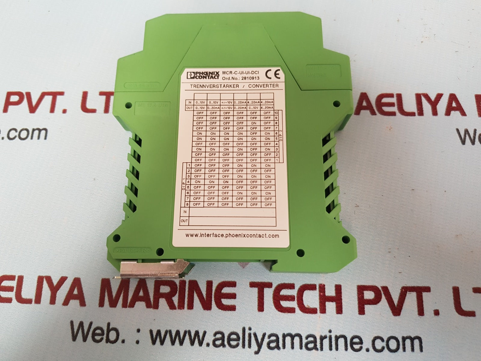 Phoenix contact mcr-c-ui-ui-dci isolation amplifier 2810913