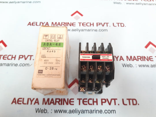 Toshiba A8A-44 (4A4B) Control Relay 220V-3A 440V-1A