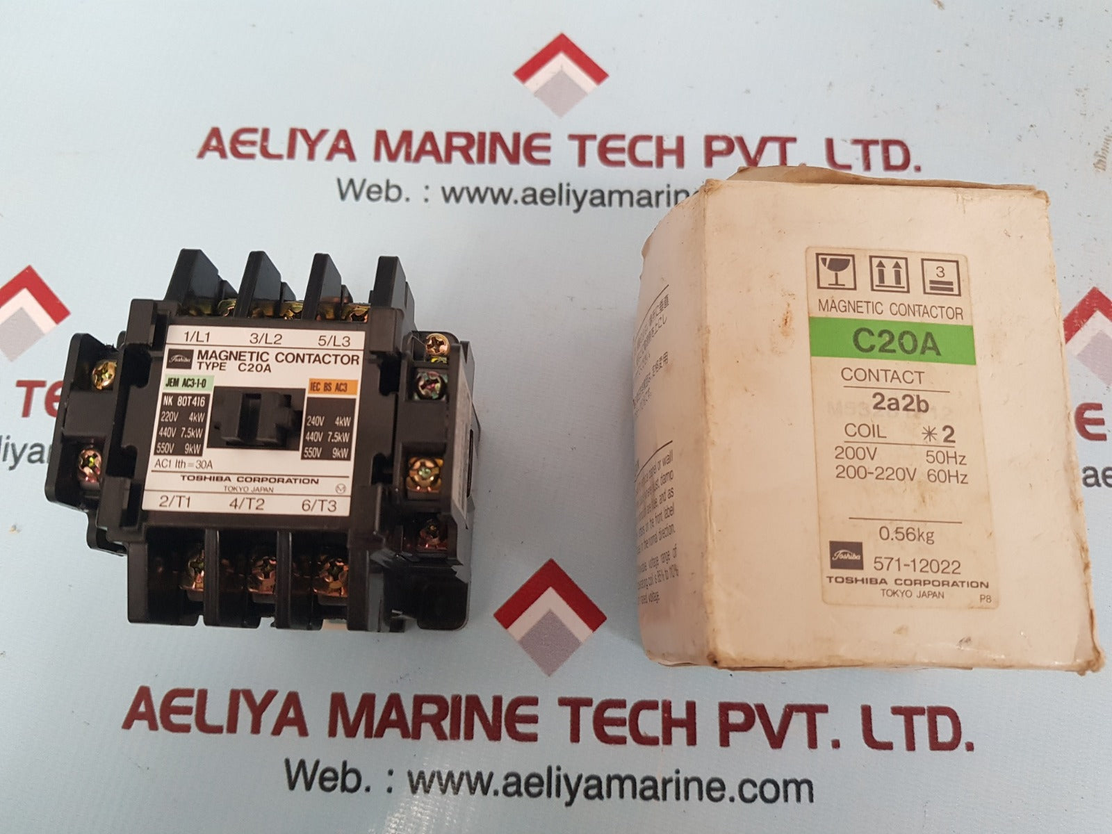 Toshiba c20a magnetic contactor