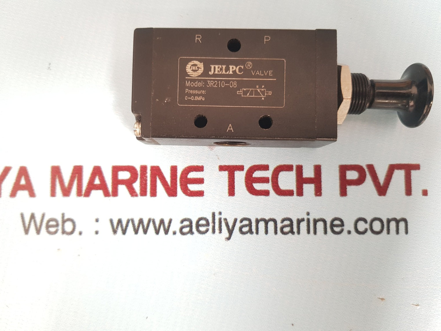 Jelpc 3R210-08 Hand Draw 3-way Valve
