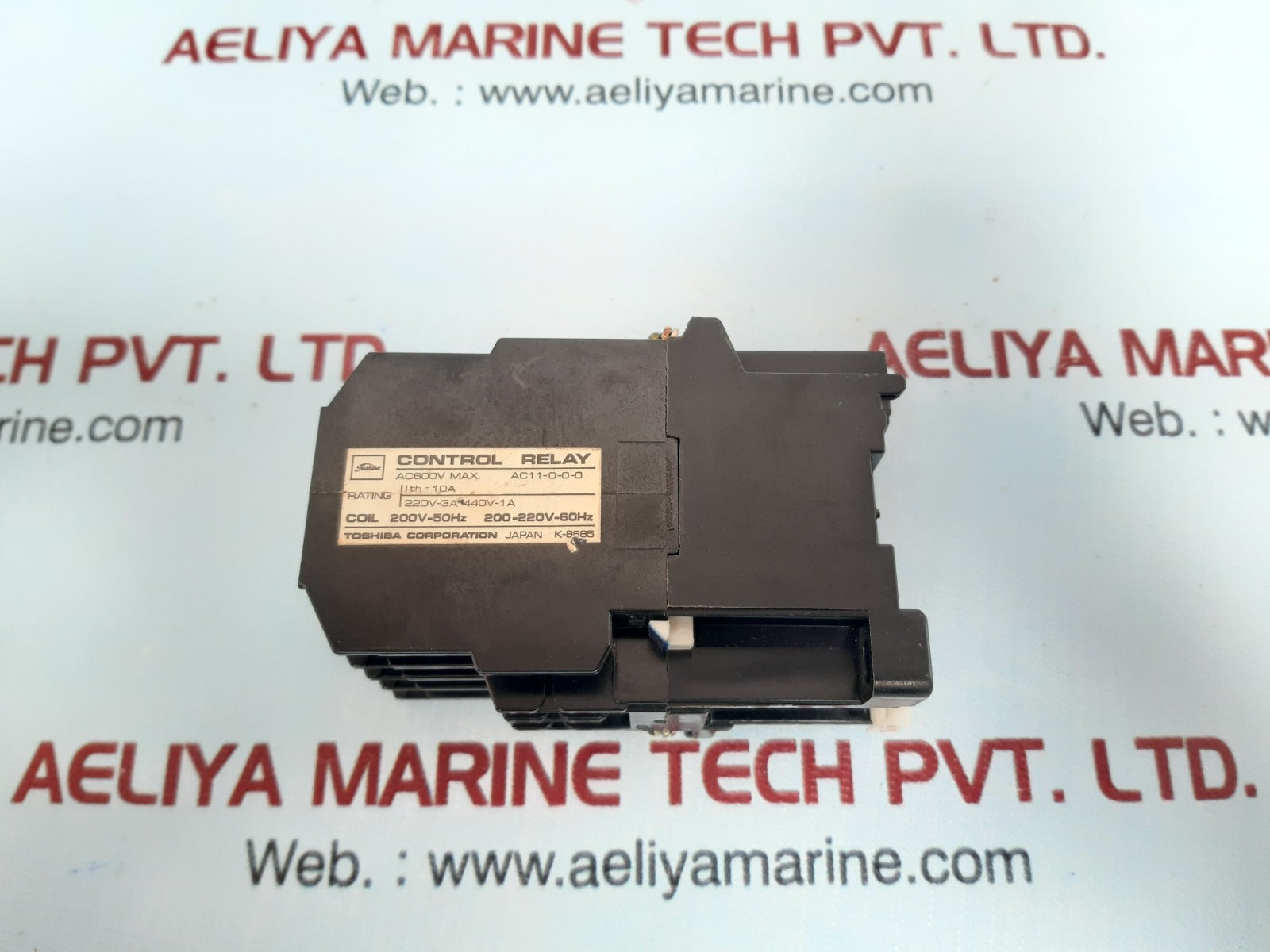 Toshiba A8A-44 (4A4B) Control Relay 220V-3A 440V-1A
