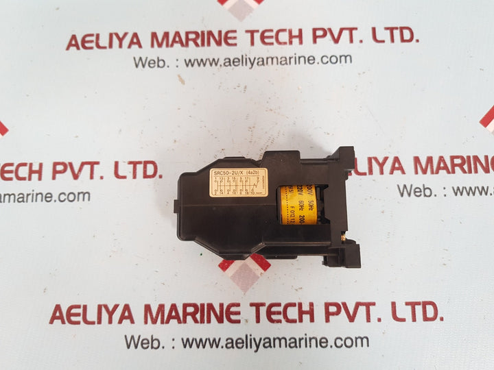 Fuji Electric Src50-2U/X (4A2B) Auxiliary Relay 200/200-220V 50/60Hz