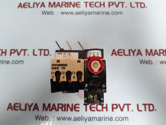 Hyundai Hor 1K Thermal Overload Relay Hor 1K 18 5Ka 600Vac Max