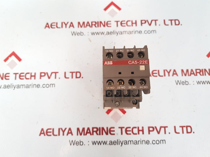 Abb Ca5-22E With A9 Contactor 1000V Aux Block