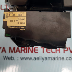 Togami Clk-35Jt-p12 Magnetic Switch 220V 35A 440V 26A