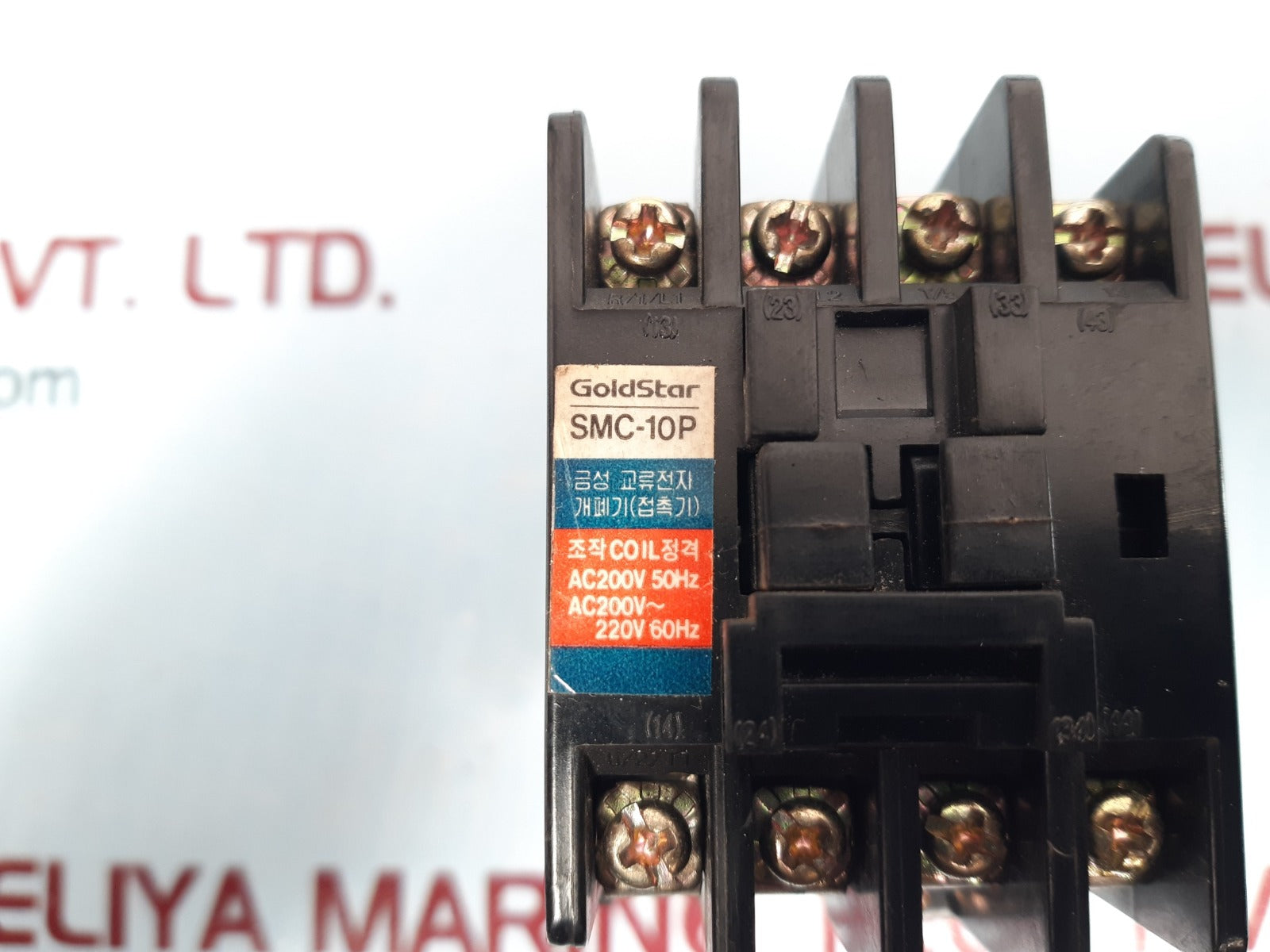 Goldstar Smc-10P Contactor 600V Max