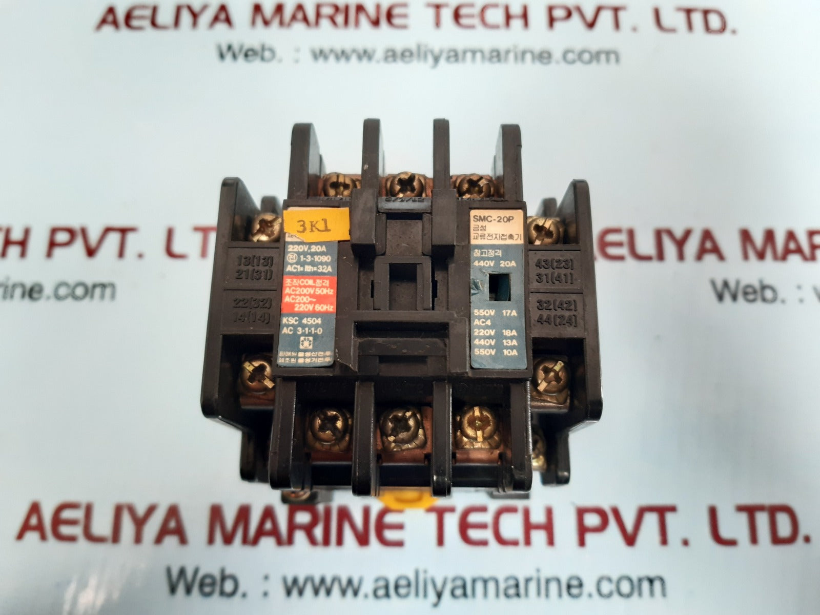 Goldstar Smc-20P Contactor Ac200~ 220V 60Hz Ksc 4504 – Aeliya Marine Tech