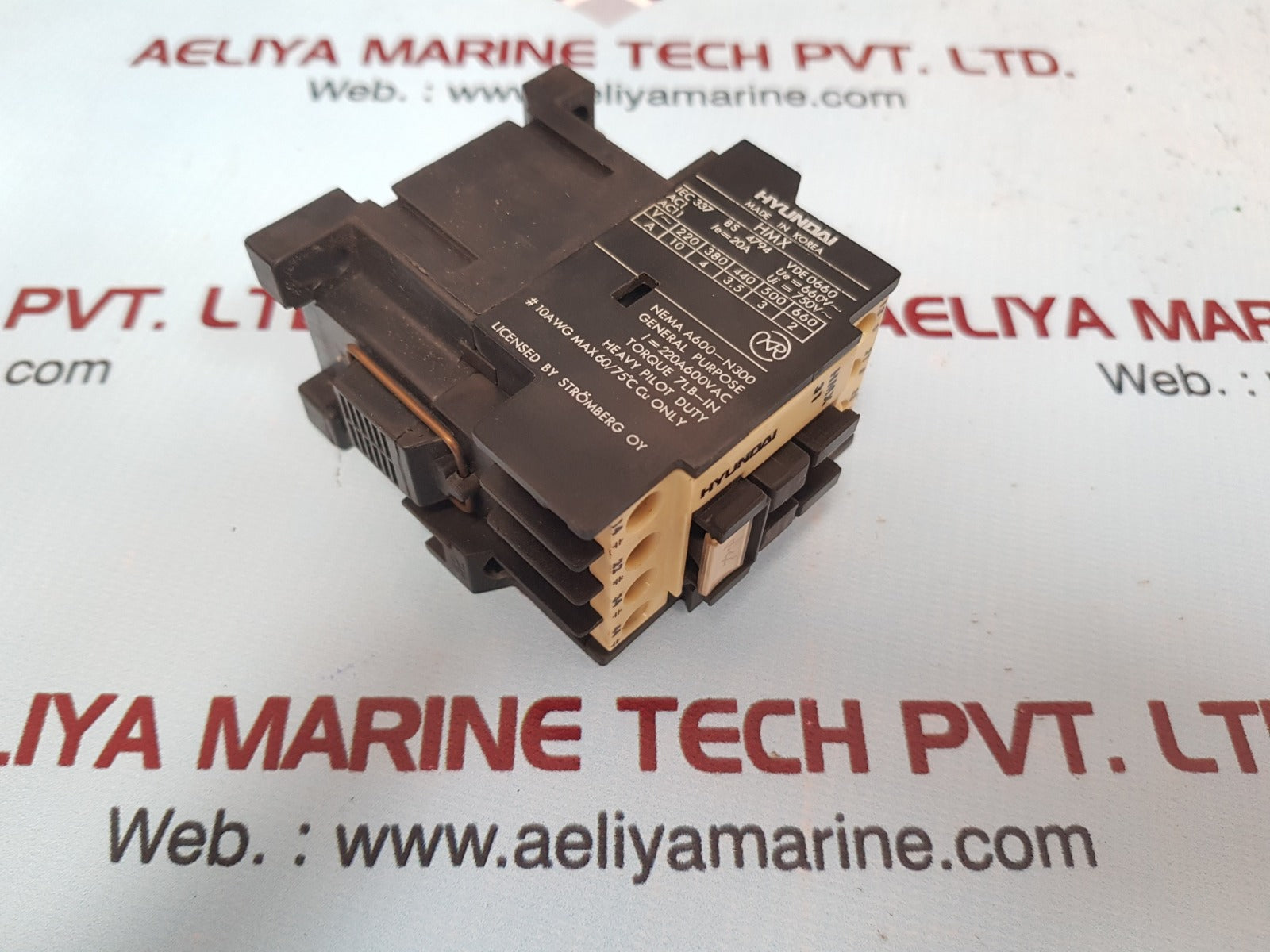 Hyundai Hmx 31 General Purpose Control Relay I=220A 600Vac