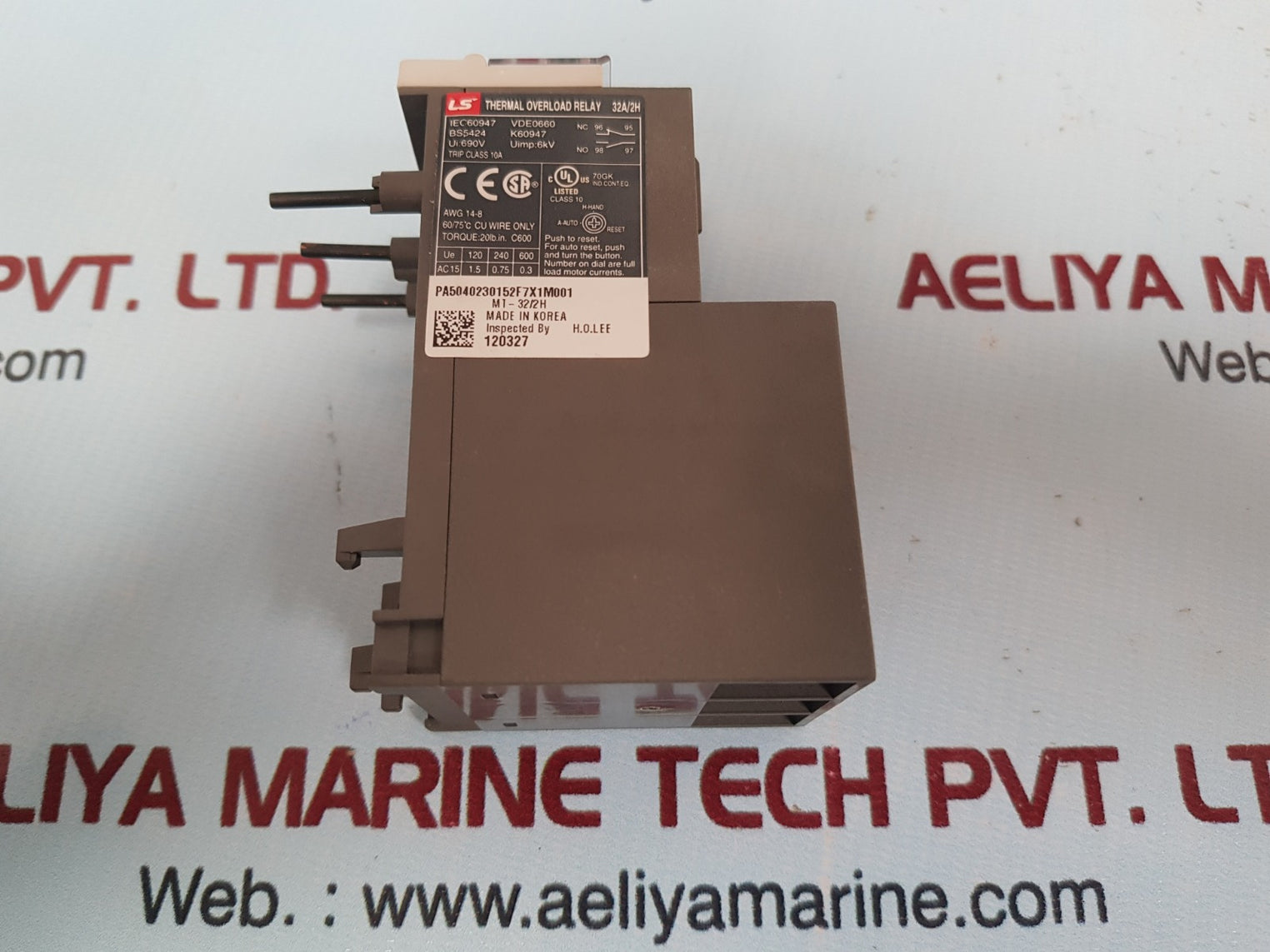 Ls Mt-32/2H Thermal Overload Protection Relay Trip Class 10A