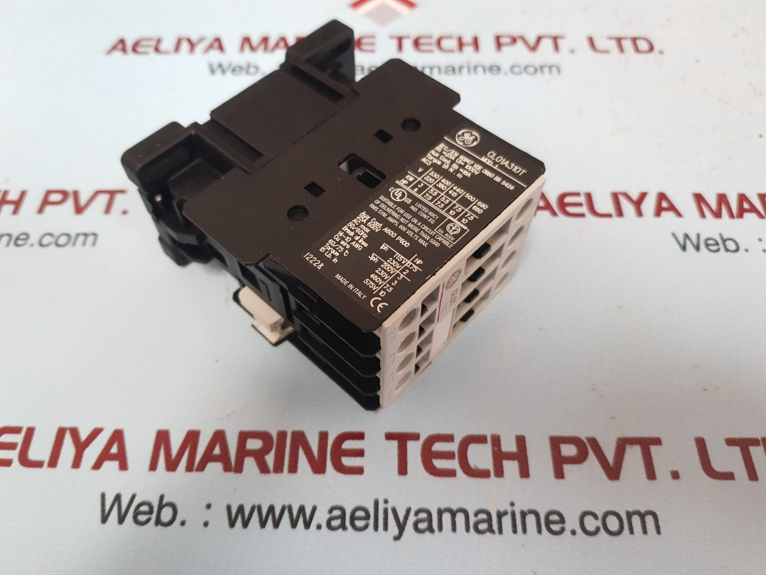 Ge Cl01A310T Magnetic Contactor 25A 600V Ac Max 50/60Hz