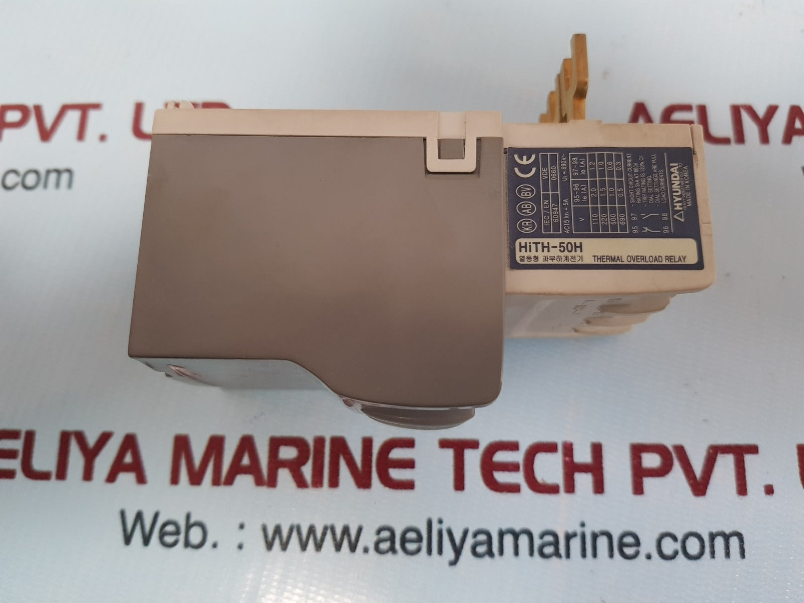 Hyundai Hith-50H Thermal Overload Relay 5Ka At 600V
