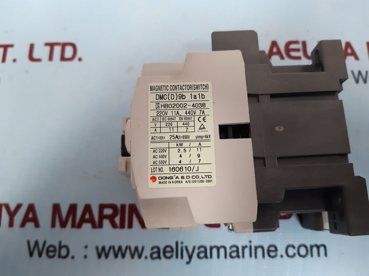 Donga Dmc9B Magnetic Contactor Switch Hb02002-4038