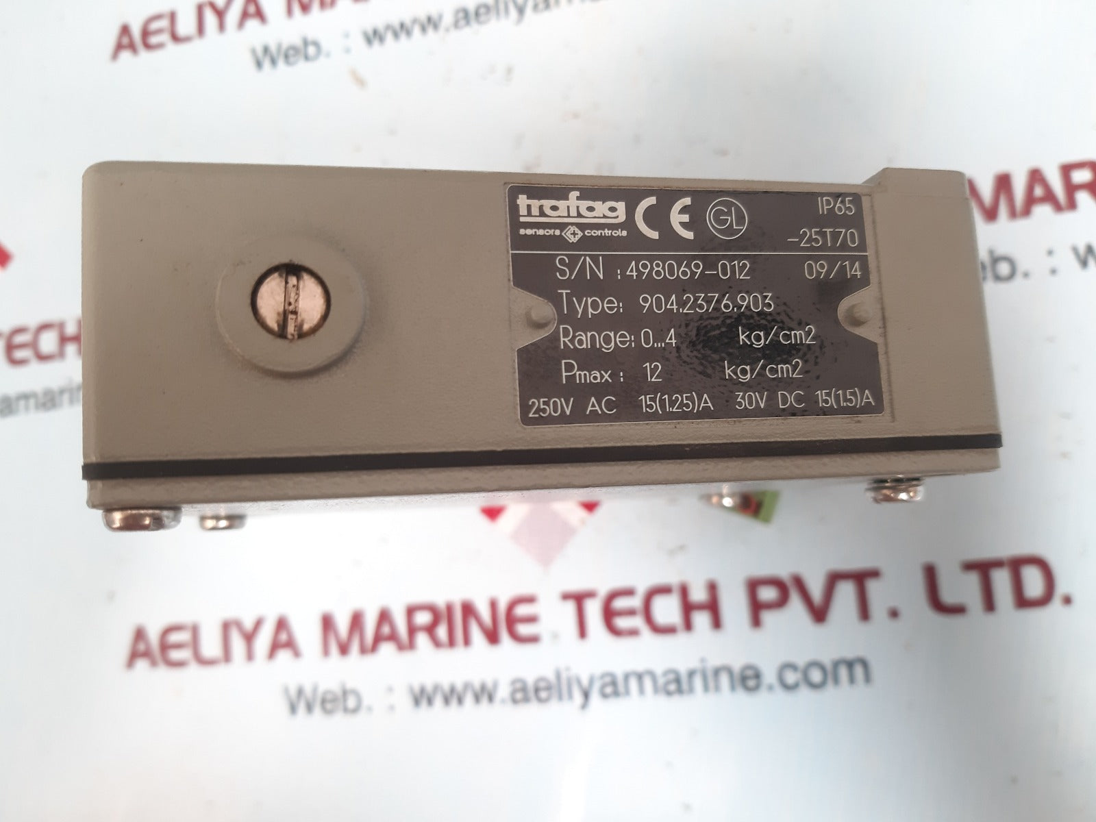 Trafag 904.2376.903 Pressure Switch 0...4 Kg/Cm2
