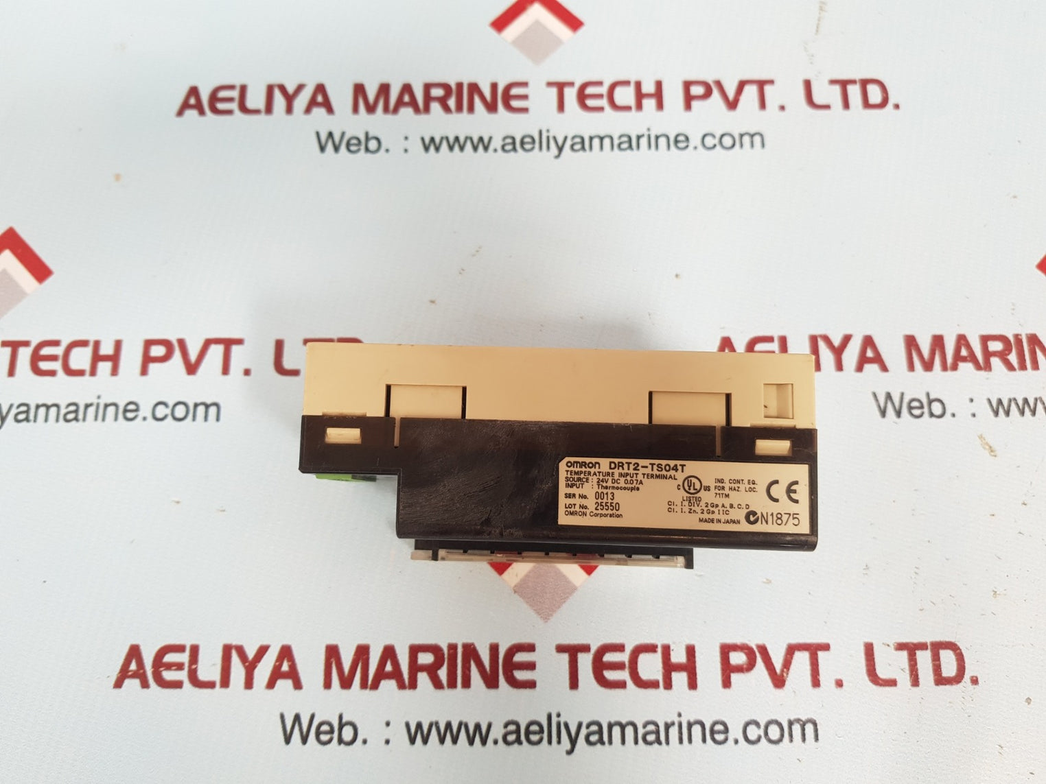 Omron Drt2-ts04T Temperature Input Terminal Module 24V Dc 0.07A