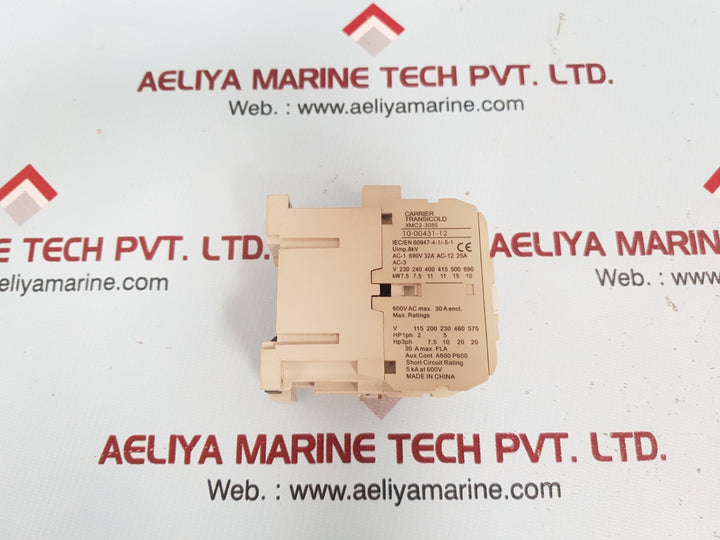 Carrier transicold xmc2-308s contactor 10-00431-12