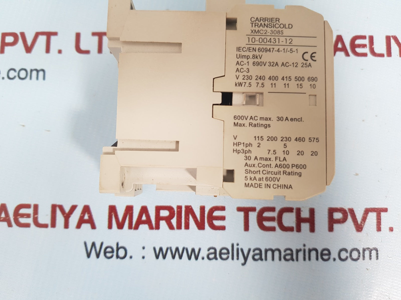 Carrier transicold xmc2-308s contactor 10-00431-12