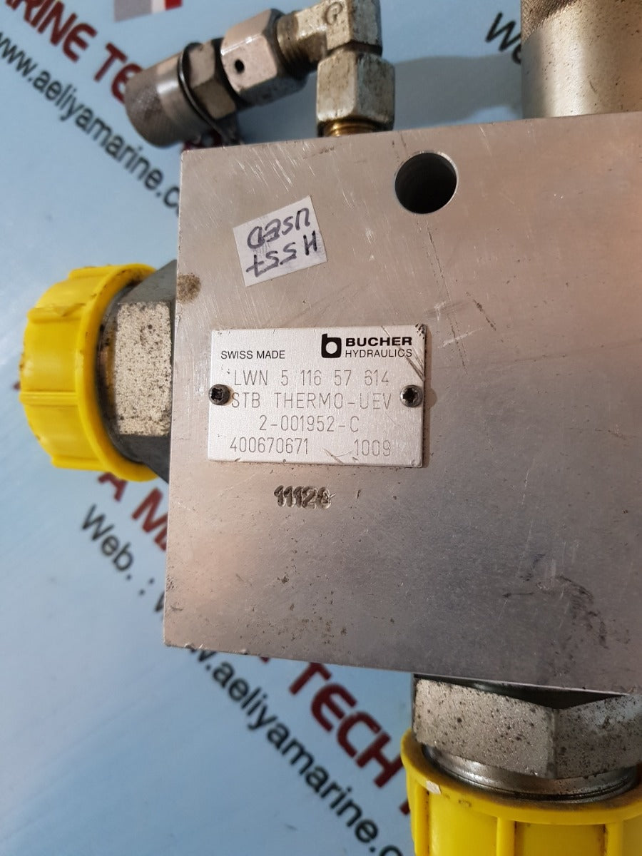 Bucher hydraulics 2-001952-c valve 