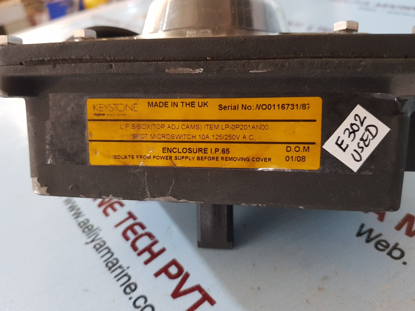 Keystone lp-0p201an00 spdt micro switch Used