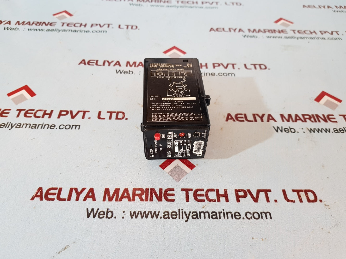 Mitsubishi Zp Earth Leakage Relay 50-60 Hz 2Va
