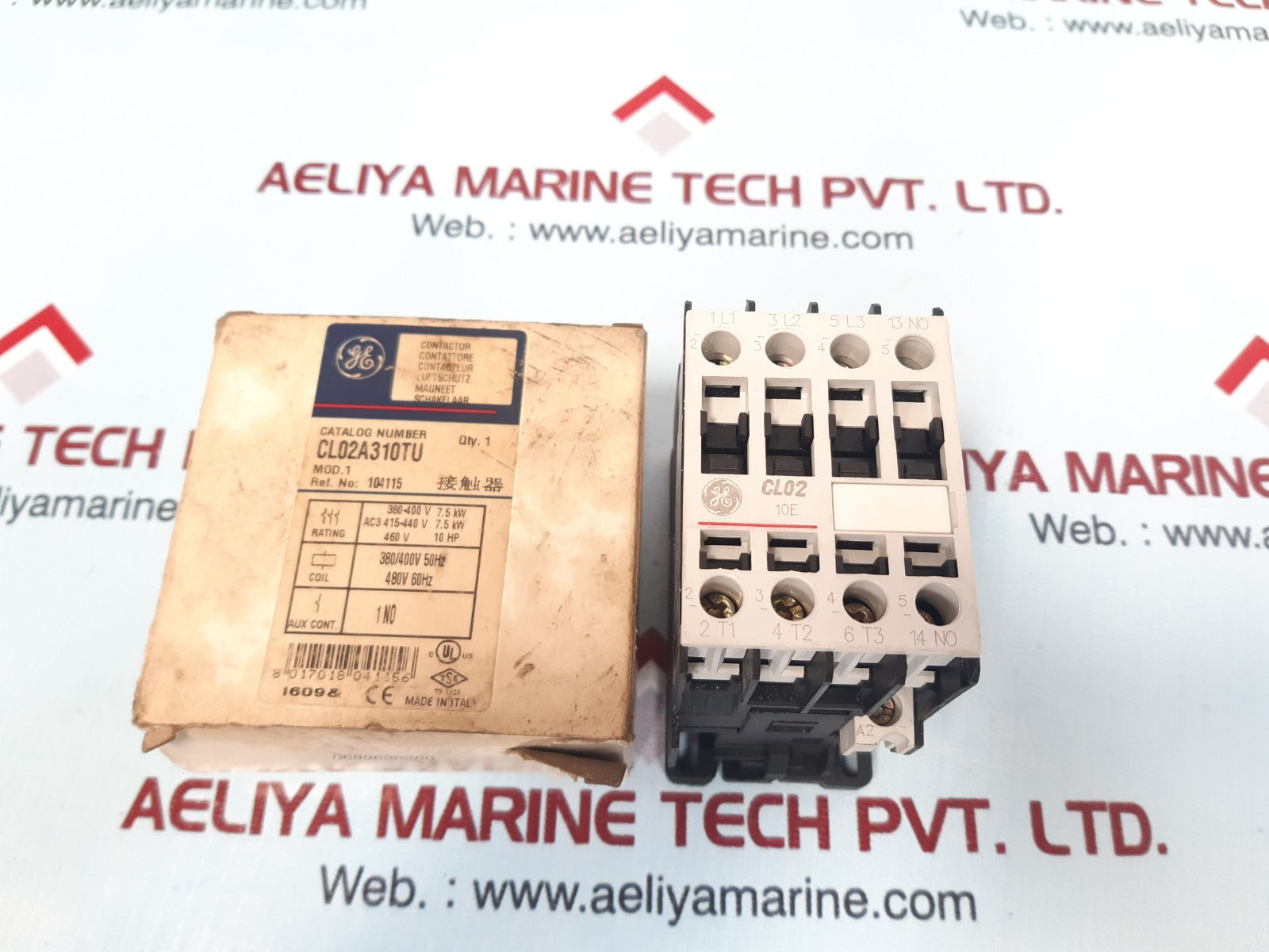 Ge cl02a310t iec magnetic contactor
