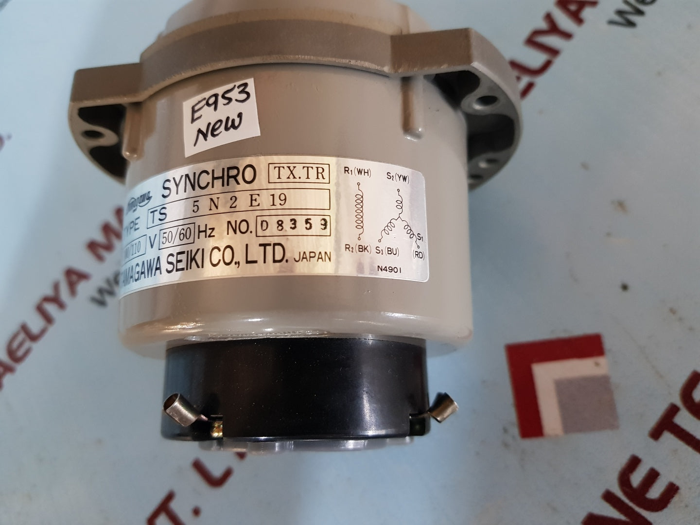 Tamagawa ts 5n2e19 tx.tr synchro motor 100/110v 50/60hz