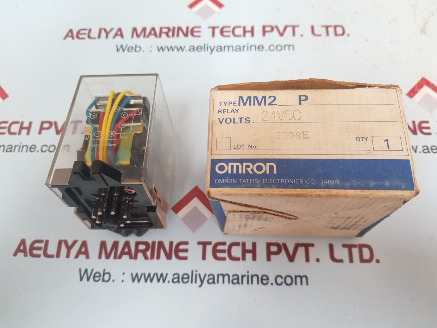 Omron Mm2P General Purpose Relay Coil 24Vdc