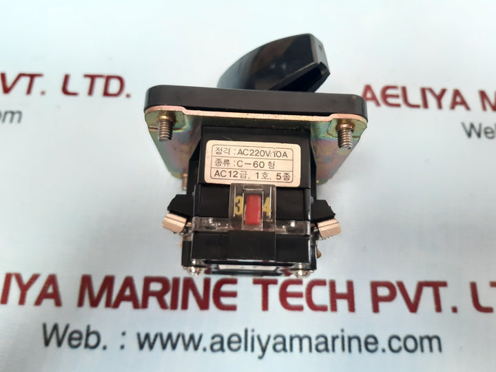 Yongsung C-60 Cam Switch Ac 250V 10A Max 600V